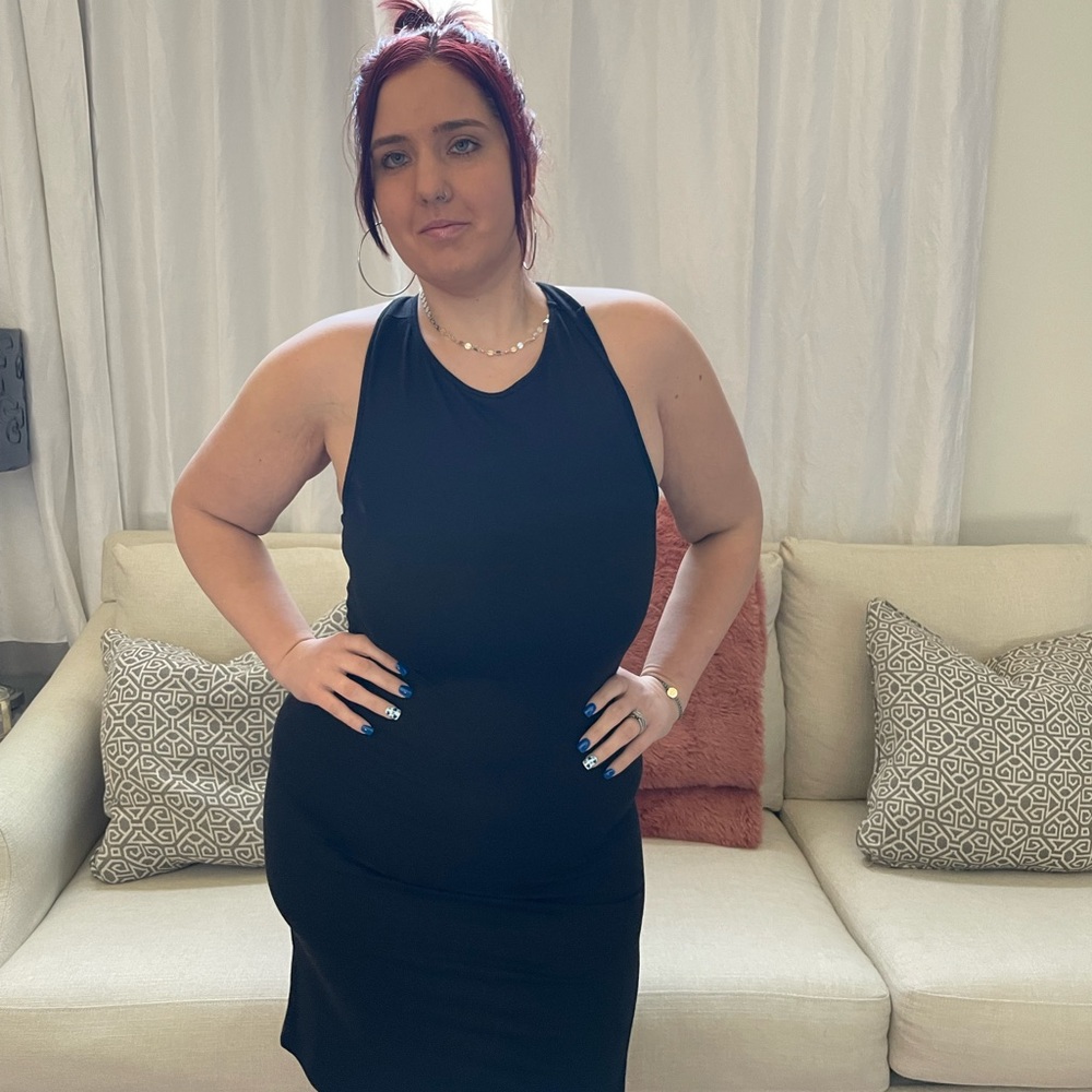 Midi Back Twist Dress